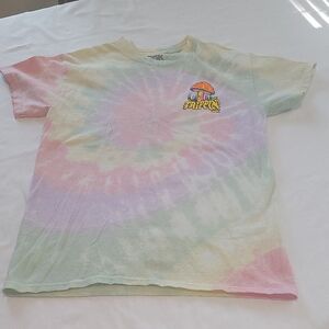 DGK Pastel Tie-Dye Mushroom Graphic Tee.Size Small .100% Cotton